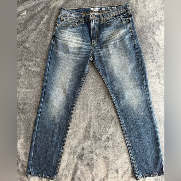 Men’s Skinny Fit 34x30 Levi 216 Denizen Denim Blue Jeans - Picture 1 of 4